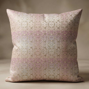 Luxuriöses Barock Gold Damask Muster auf Pastel Om Stoff