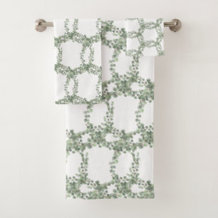 LUXURIÖSES BOTANISCHES SAGE GRÜNES HAMPTON TOWEL S BADHANDTUCH SET