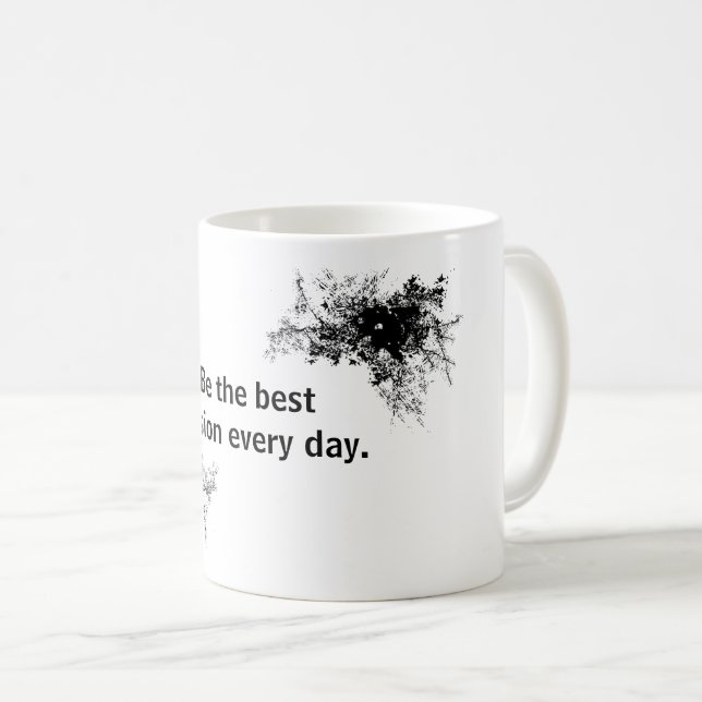 Luxuriöses Design, einzigartige Worte voller Bedeu Kaffeetasse (VorderseiteRechts)