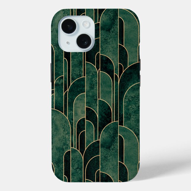 Luxuriöses Design im Art Deco Stil Case-Mate iPhone Hülle (Rückseite)