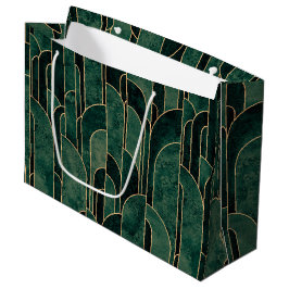 Luxuriöses Design im Art Deco Stil Große Geschenktüte