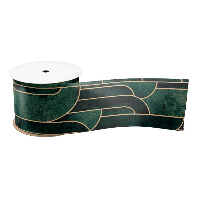 Luxuriöses Design im Art Deco Stil Satinband (Spule)