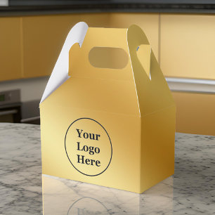 Luxuriöses Gold metallisch Geschenkschachtel