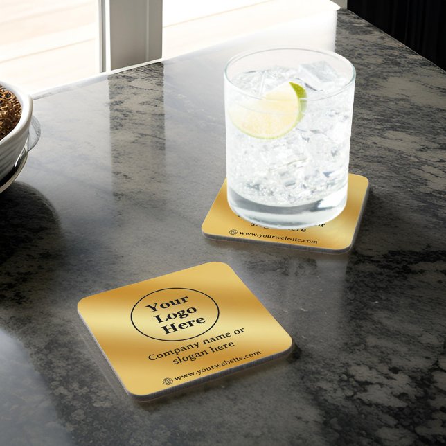 Luxuriöses Gold metallisch Getränkeuntersetzer (Von Creator hochgeladen)