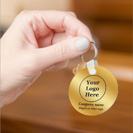 Luxuriöses Gold metallisch Schlüsselanhänger