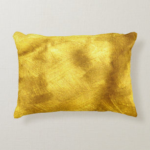 Luxuriöses Golden Texture Design Dekokissen