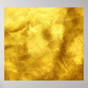 Luxuriöses Golden Texture Design Poster