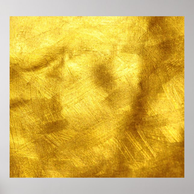 Luxuriöses Golden Texture Design Poster (Vorne)