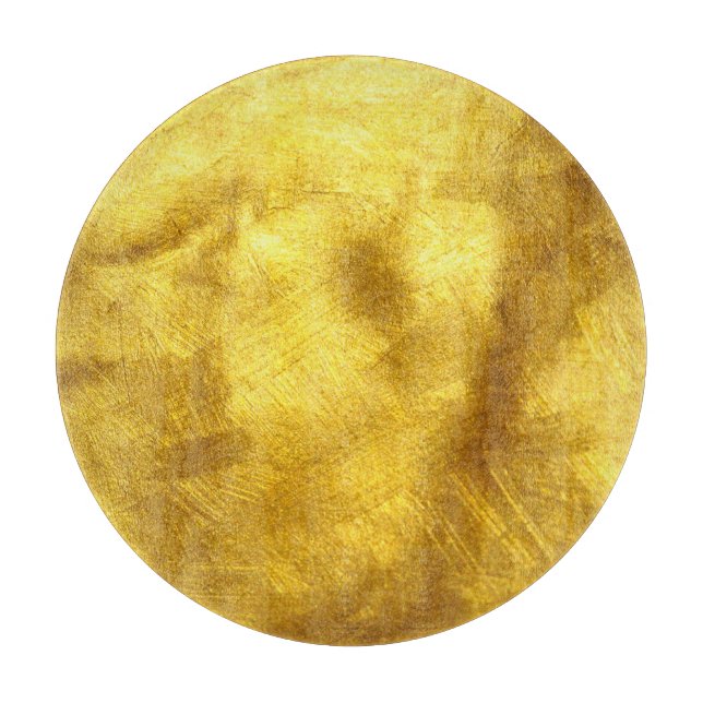 Luxuriöses Golden Texture Design Schneidebrett (Vorderseite)