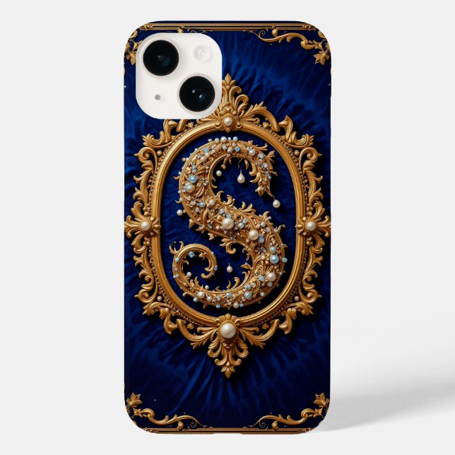 Luxuriöses Golden Verziert Jeweldesign Case-Mate iPhone Hülle (Rückseite)