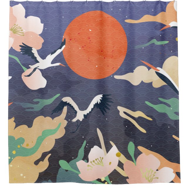 Luxuriöses goldfarbenes orientalisches Ambiente. C Duschvorhang (Vorderseite)