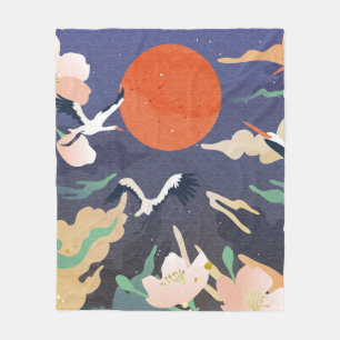 Luxuriöses goldfarbenes orientalisches Ambiente. C Fleecedecke