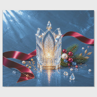 Luxuriöses gotisches Schiefer-Weihnachtspapier Geschenkpapier