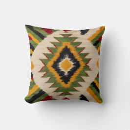 Luxuriöses grünes Kilim-Rückenpolster für jeden Ra Kissen