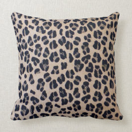 Luxuriöses Leopard-Druck-Wurfs-Kissen 20" x 20" Kissen