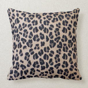 Luxuriöses Leopard-Druck-Wurfs-Kissen 20" x 20" Kissen