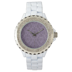 Luxuriöses Lila Tapete Armbanduhr