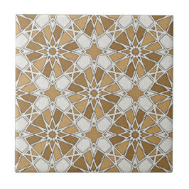 Luxuriöses marokkanisches Zellige-Mosaikmuster Fliese
