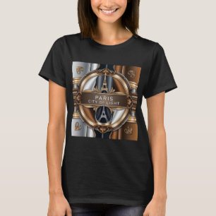 Luxuriöses Metallic Design - Paris Eiffel Tower Ar T-Shirt