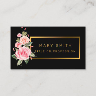 Luxuriöses modernes Blumenmuster fügt Ihren Text h Visitenkarte