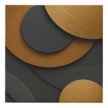Luxuriöses Schwarz-Gold-geometrisches Abstract-Des
