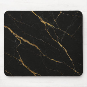 Luxuriöses schwarzes Marmormousepad Mousepad