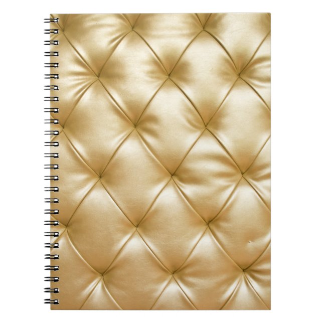 Luxuriöses Sofa-Leder-Muster-Backgro Notizblock (Vorderseite)
