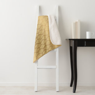 Luxuriöses Vintages Muster 2 Sherpadecke