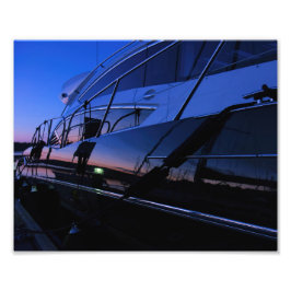 Luxuriöses Yacht-Foto Fotodruck
