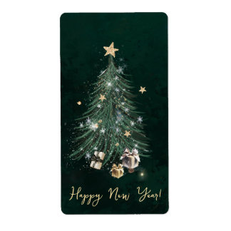 Luxurious, artistic design with a festive tree