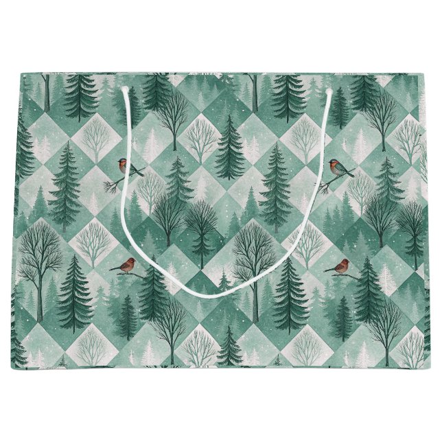 Luxurious Holiday Gift Bag Große Geschenktüte (Vorderseite)