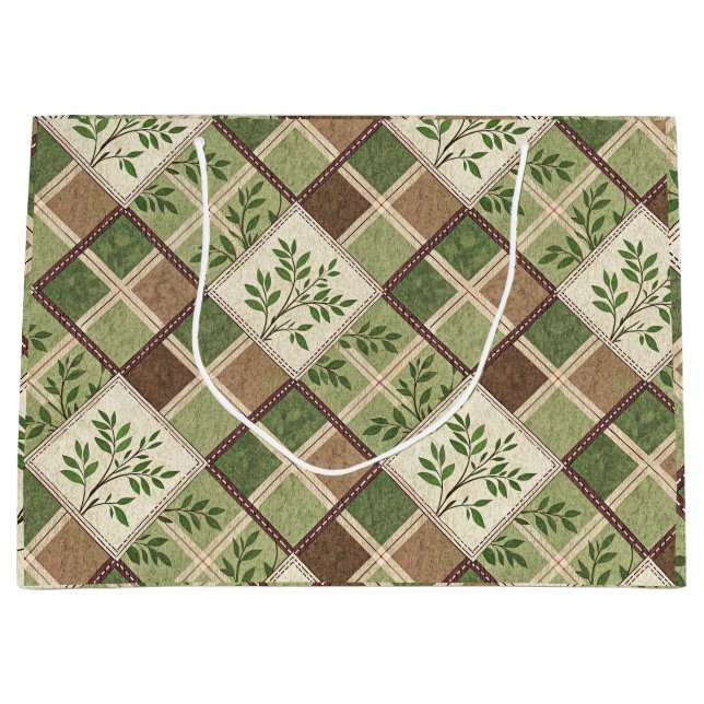 Luxurious Holiday Gift Bag Große Geschenktüte (Vorderseite)