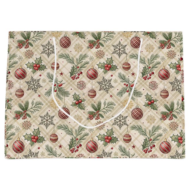 Luxurious Holiday Gift Bag Große Geschenktüte (Vorderseite)