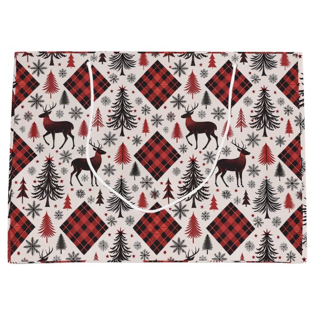 Luxurious Holiday Gift Bag Große Geschenktüte (Vorderseite)