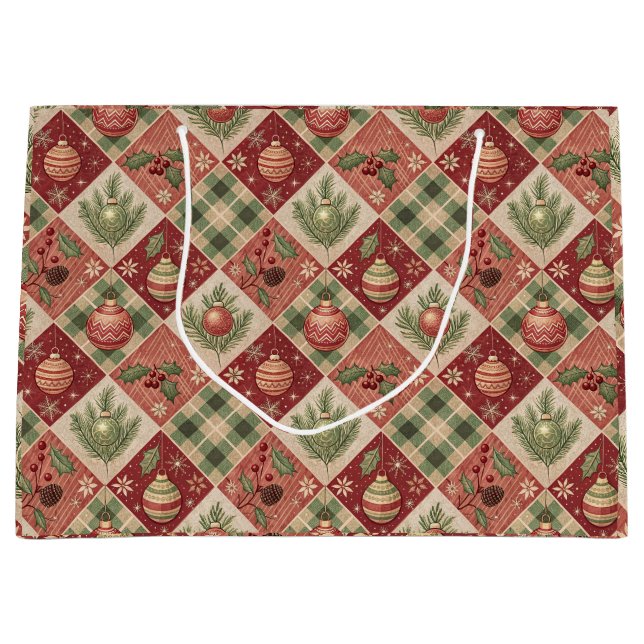 Luxurious Holiday Gift Bag Große Geschenktüte (Vorderseite)