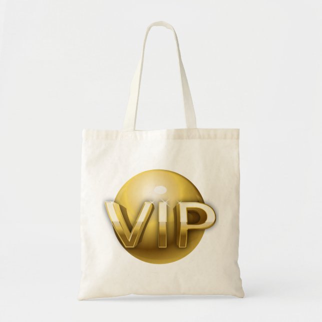 Luxury 3D Gold VIP Emblem Tragetasche (Vorne)