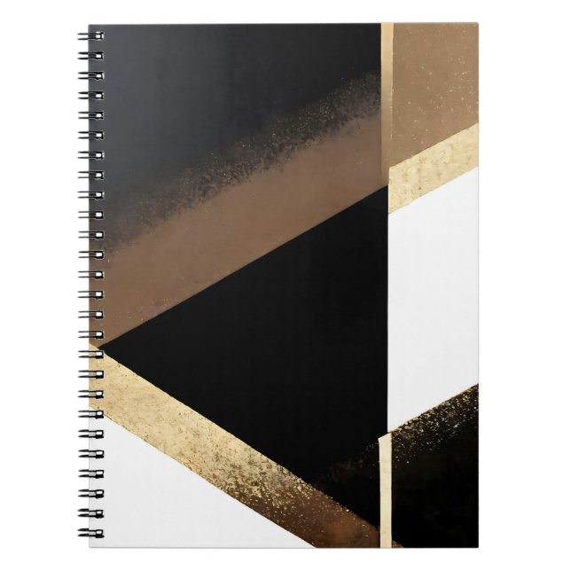 Luxury Abstract Golden Background Notizblock (Vorderseite)