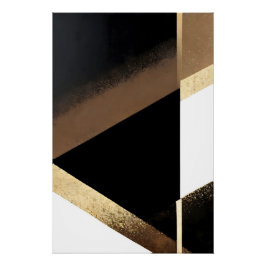Luxury Abstract Golden Background Poster