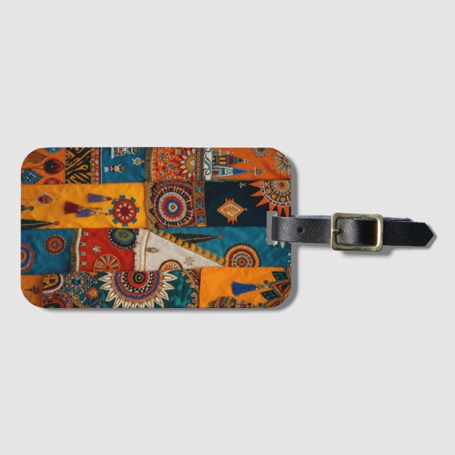 Luxury African Asian Caribbean   Gepäckanhänger (Vorderseite (Horizontal))