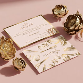 Luxury Beauty Business Thank You for Your Purchase Dankeskarte