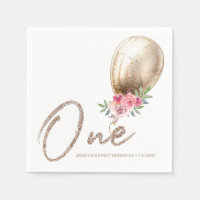 Luxury Beige Balloon Glitzer Erstaufenthalt