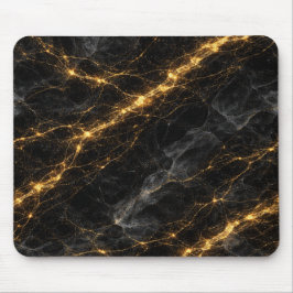 Luxury Black and Gold Marble Mouse Pad Mousepad