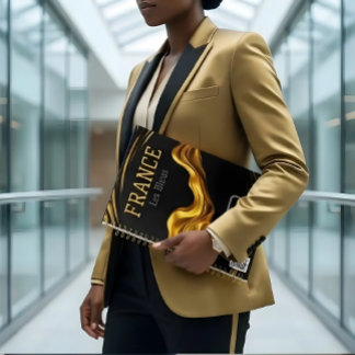 Luxury Black & Liquid Gold | Frankreich Les Bleus Planer