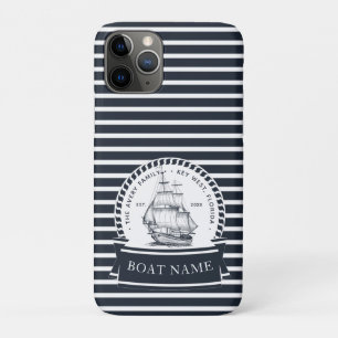 Luxury Blue Boat Familienname Case-Mate iPhone Hülle