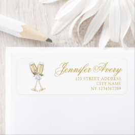 Luxury Champagne Birthday Adresse