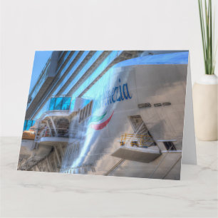 Luxury Cruise Ship Bow Karte