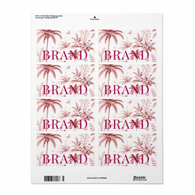 Luxury Custom Logo for labels |fancy  Boutiq (Vorne)