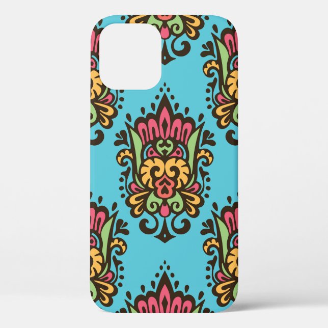 Luxury Damask flower seamless pattern. Floral Vint Case-Mate iPhone Hülle (Rückseite)