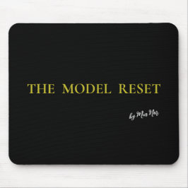 Luxury Deep Burgundy & Gold Parisian Chic Mousepad