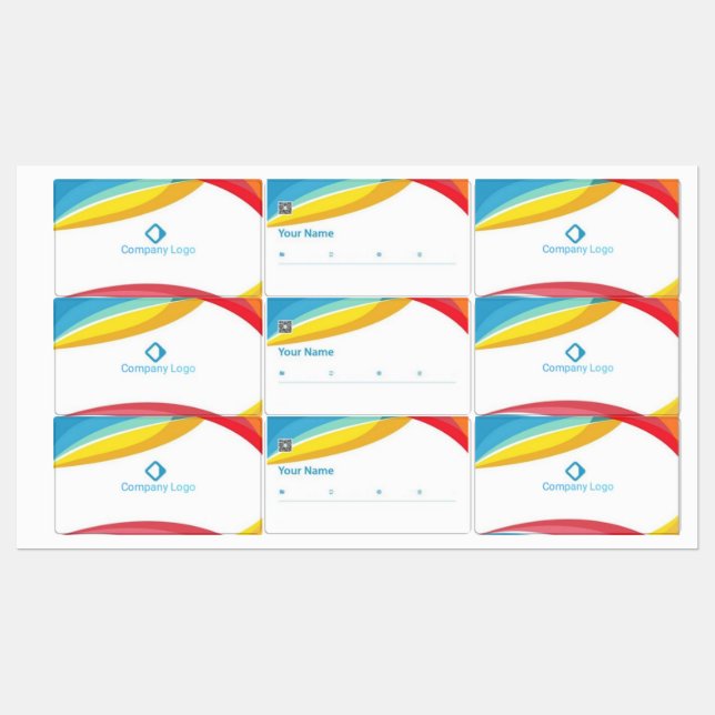 Luxury Designer Labels Etiketten (Blatt)